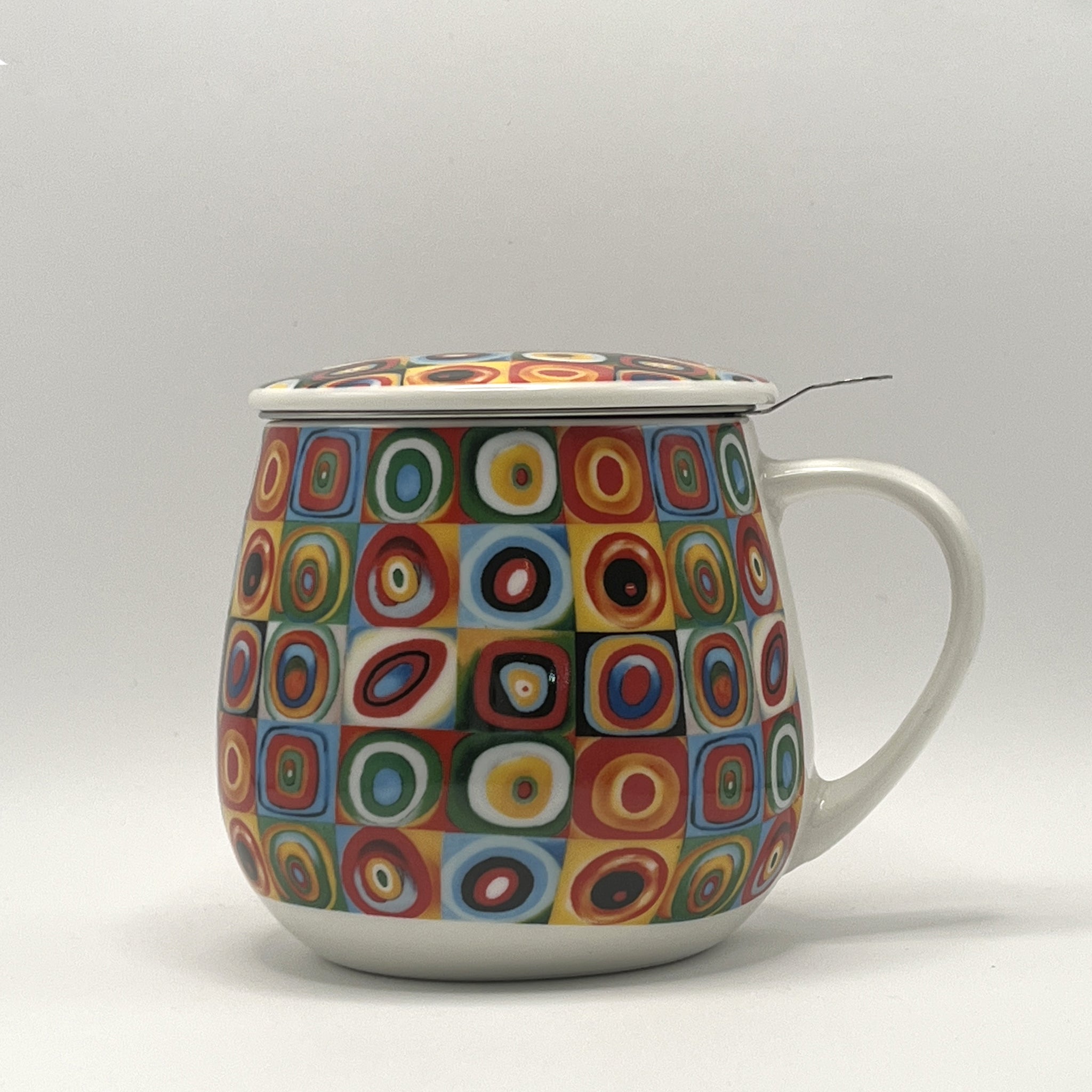 Taza  con tapa y filtro Kandinsky