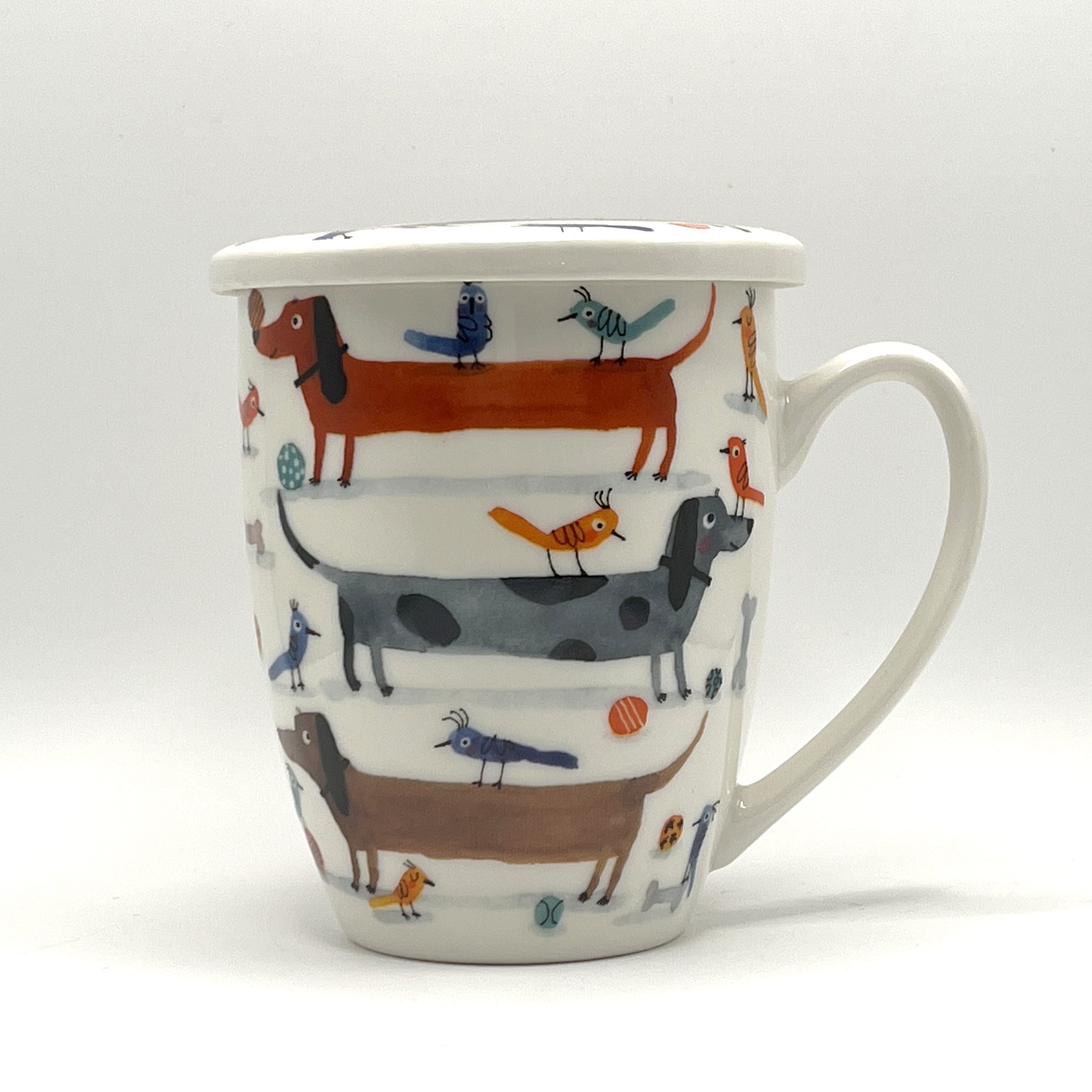 Taza  con tapa y filtro Long