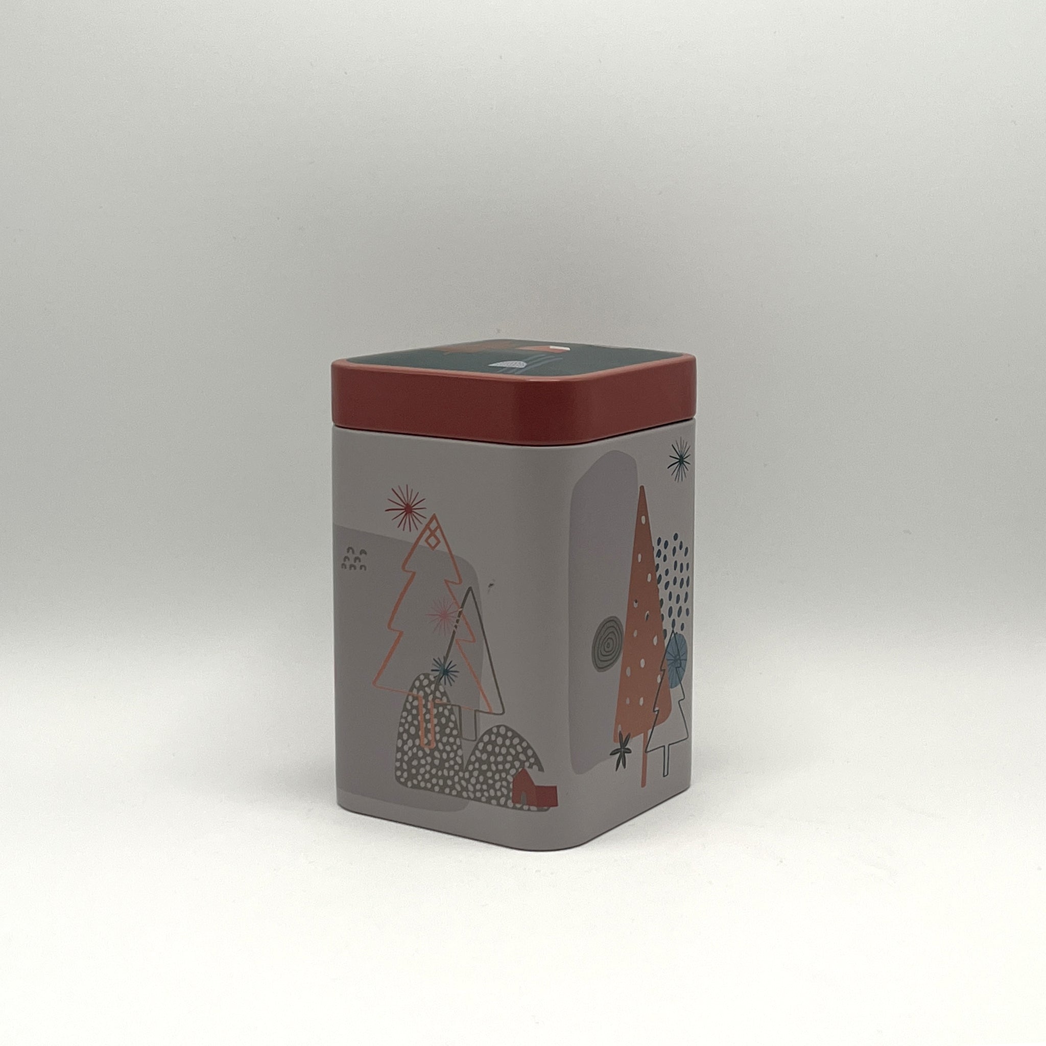 lata para almacenar té Pine