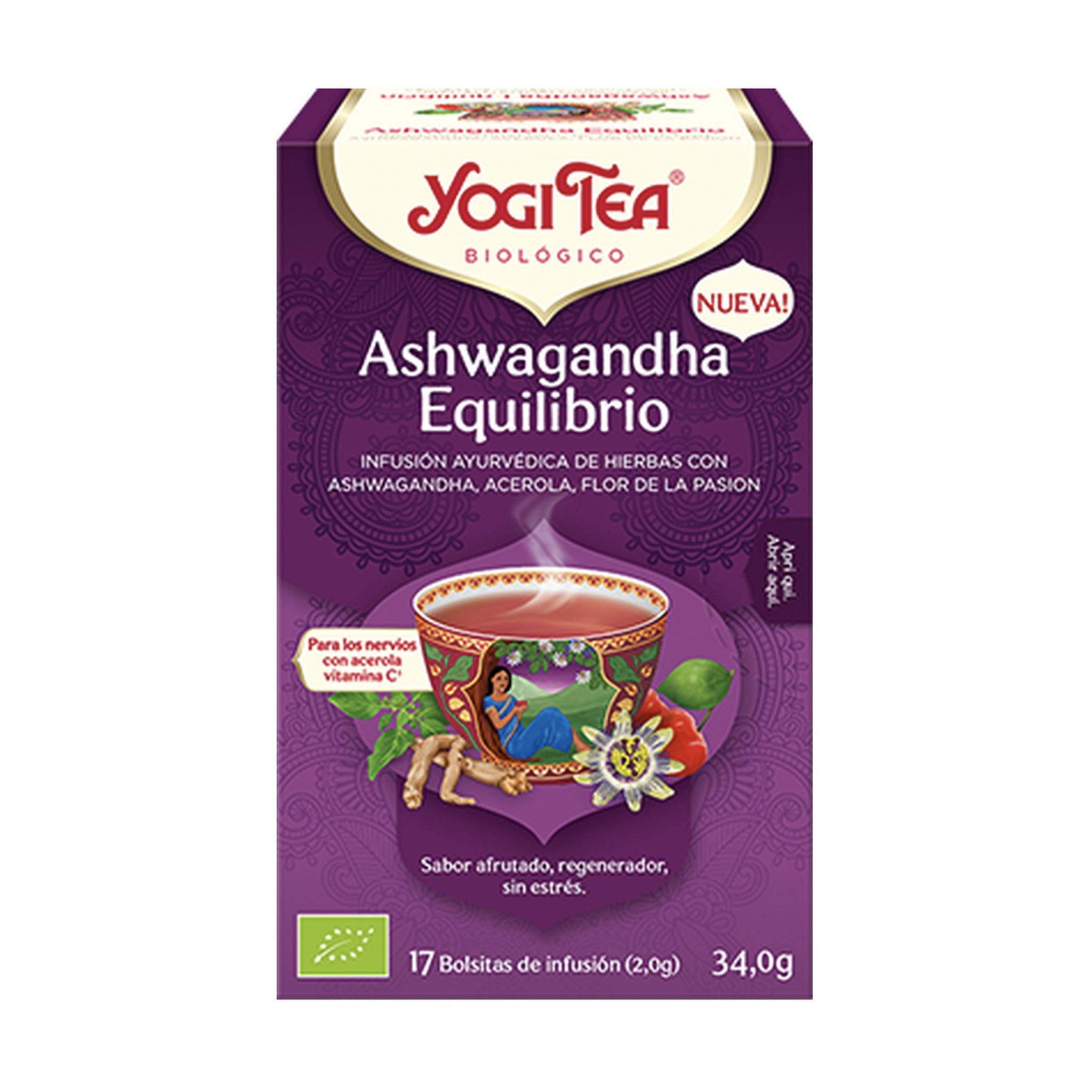 yogi tea ashwagadha equilibrio