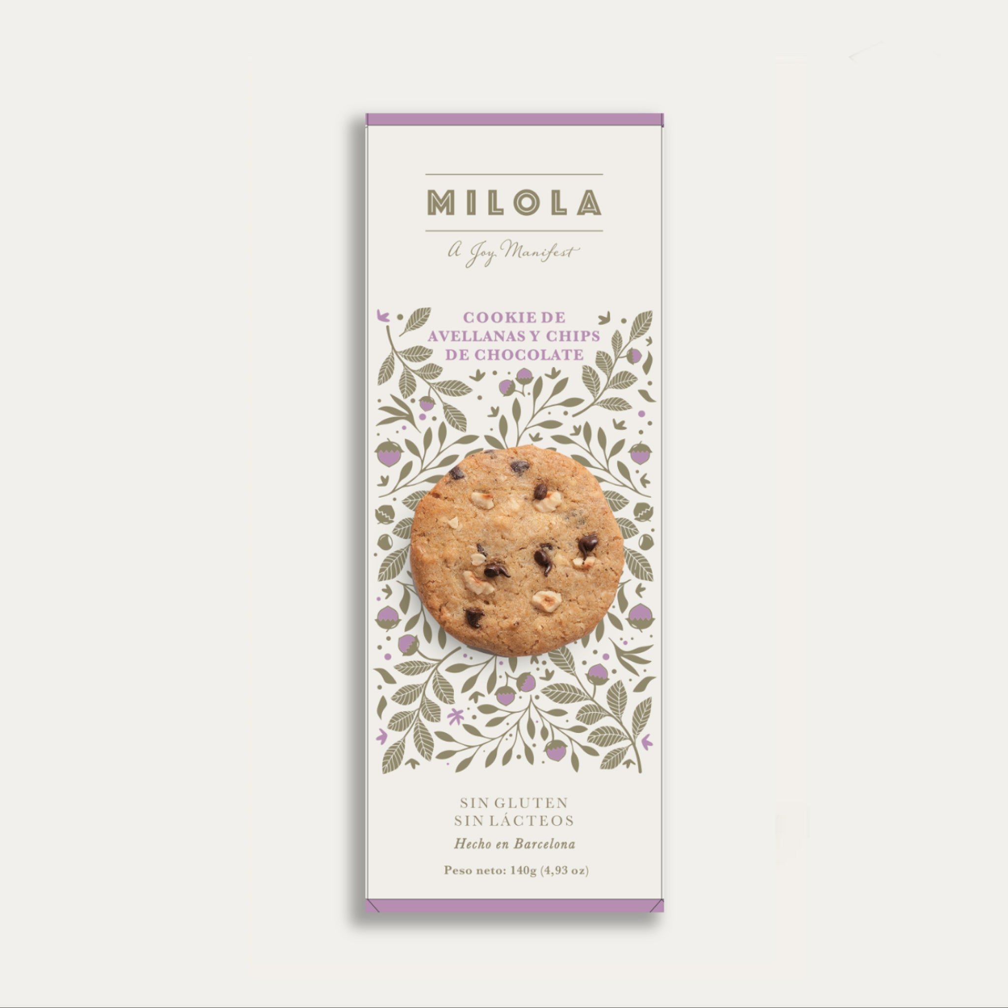 Cookies Milola avellana y chips de chocolate