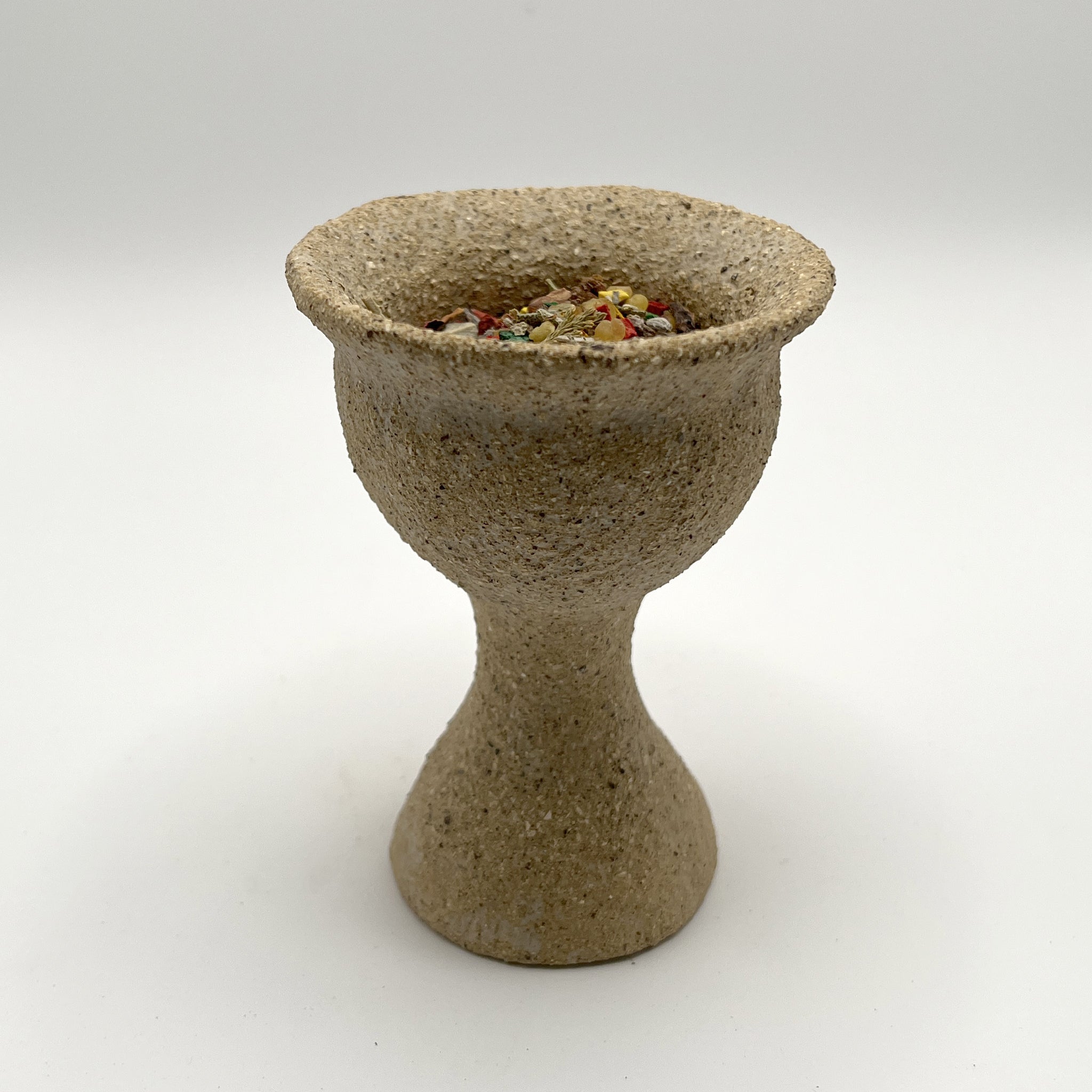 copalera artesanal de cerámica