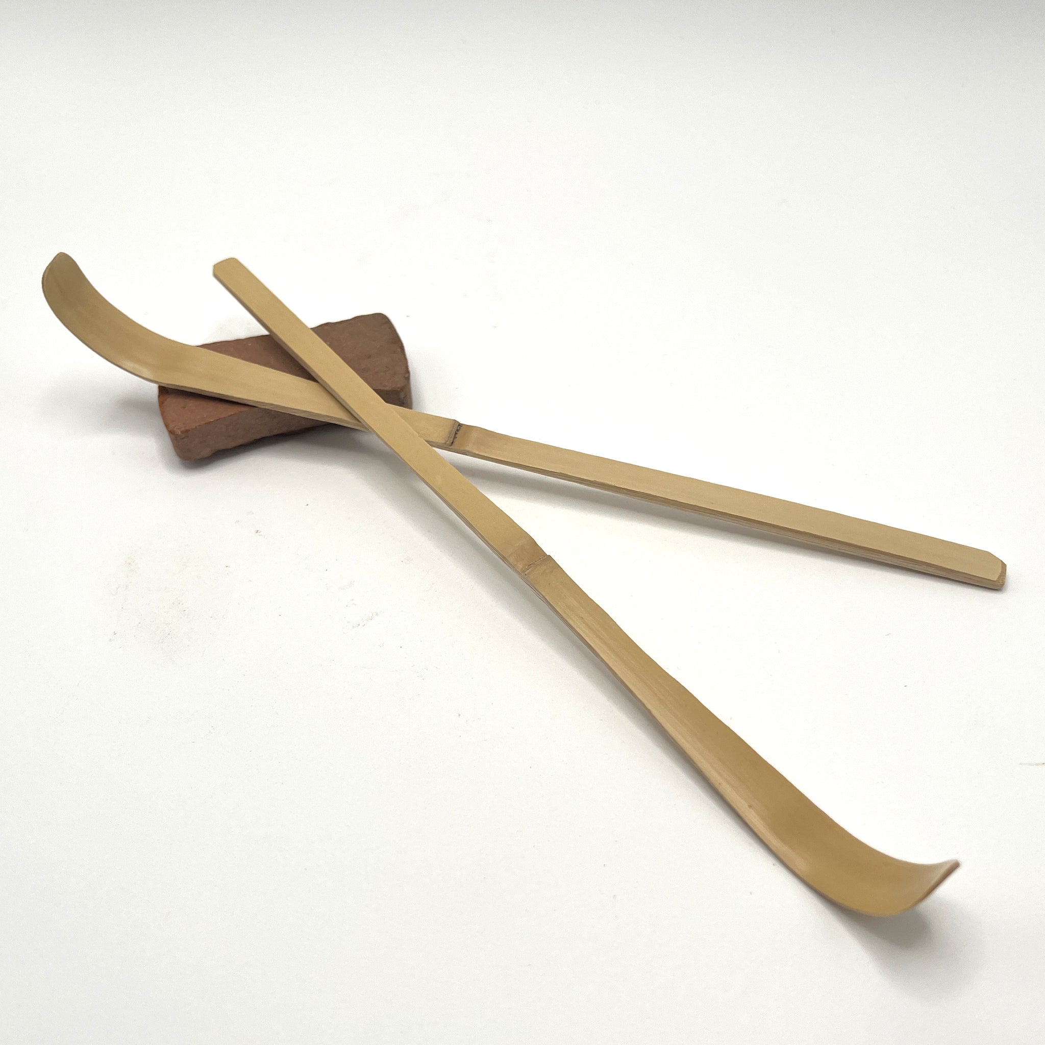 Cuchara para té matcha de bambú