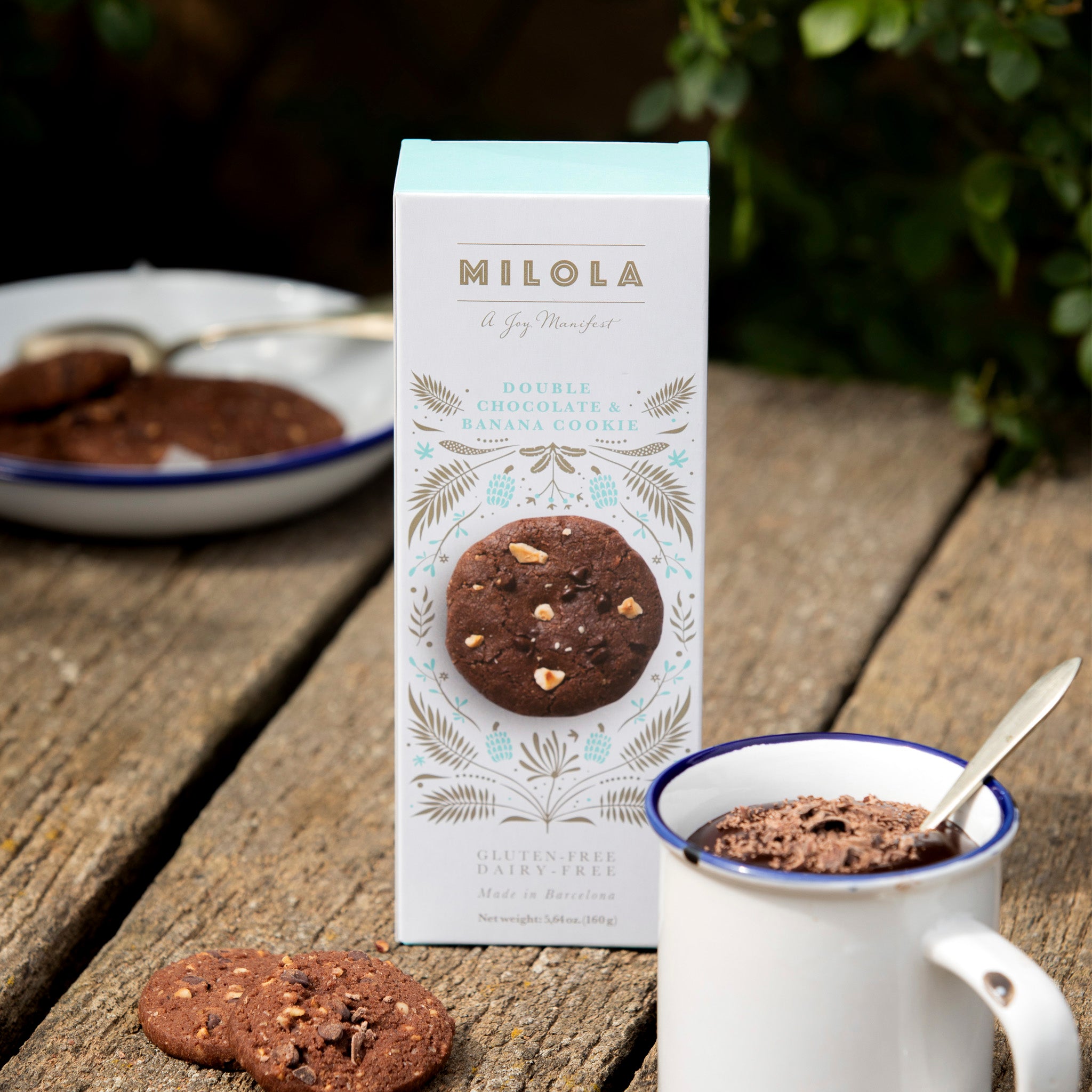 Cookies Milola doble chocolate y banana