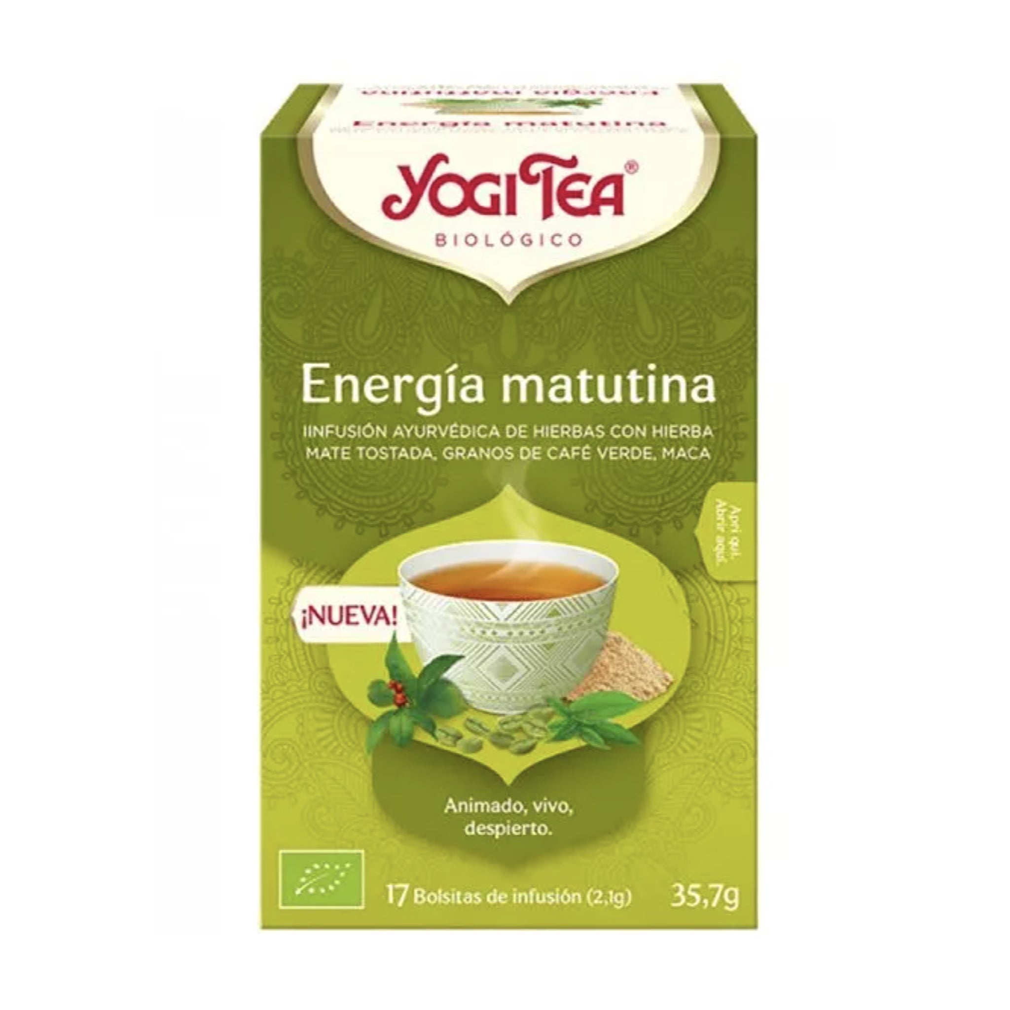 yogi tea energía matutina