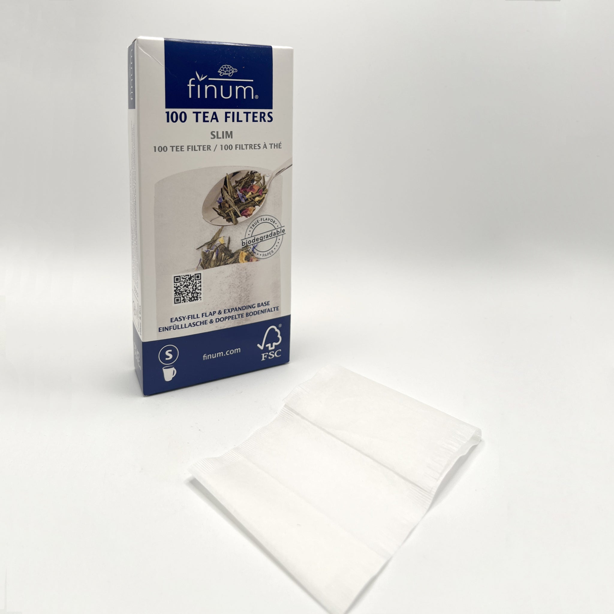 Filtros de papel para el té Finum slim