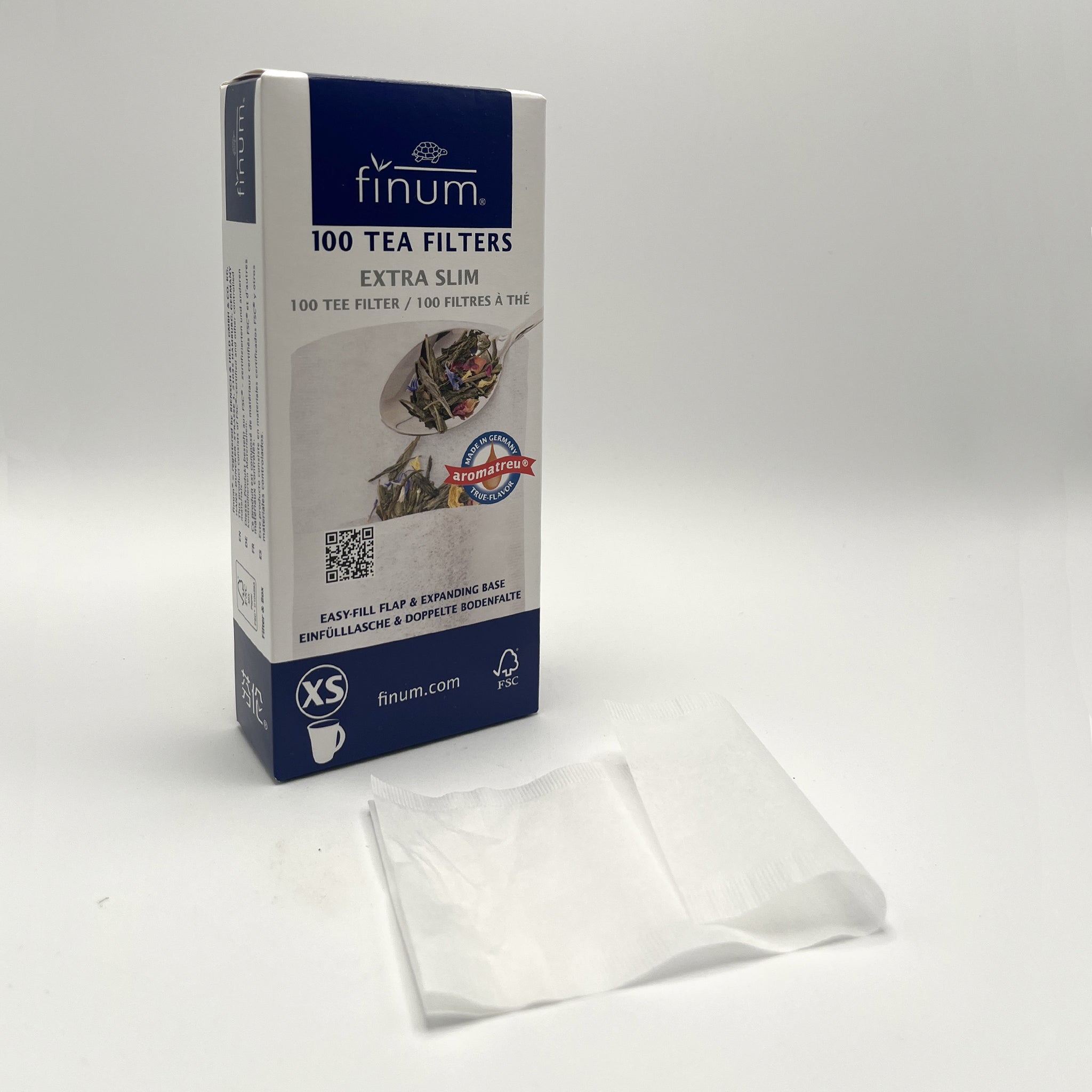 Filtros de papel para el té Finum extra slim