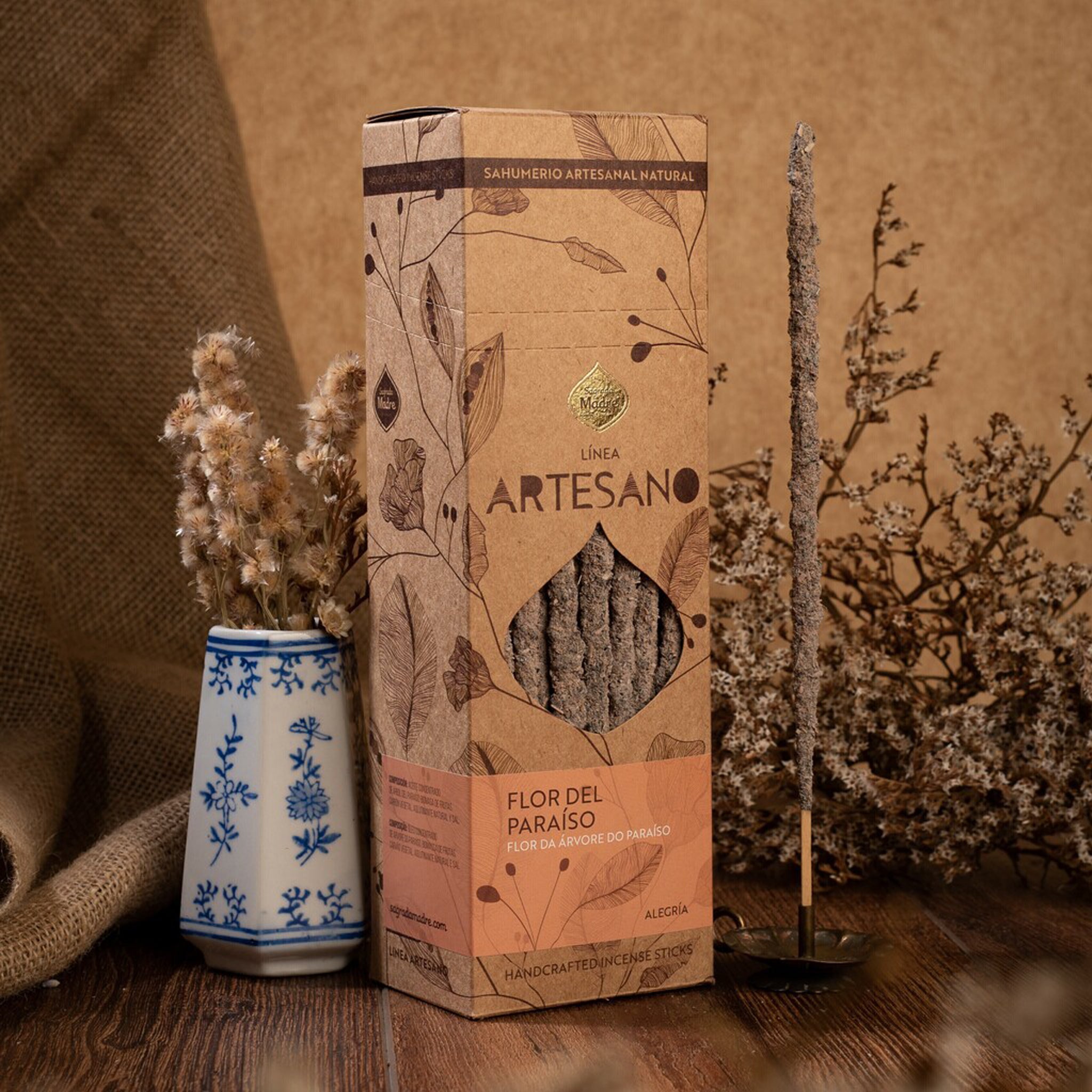 Incienso Sagrada Madre flor del paraíso