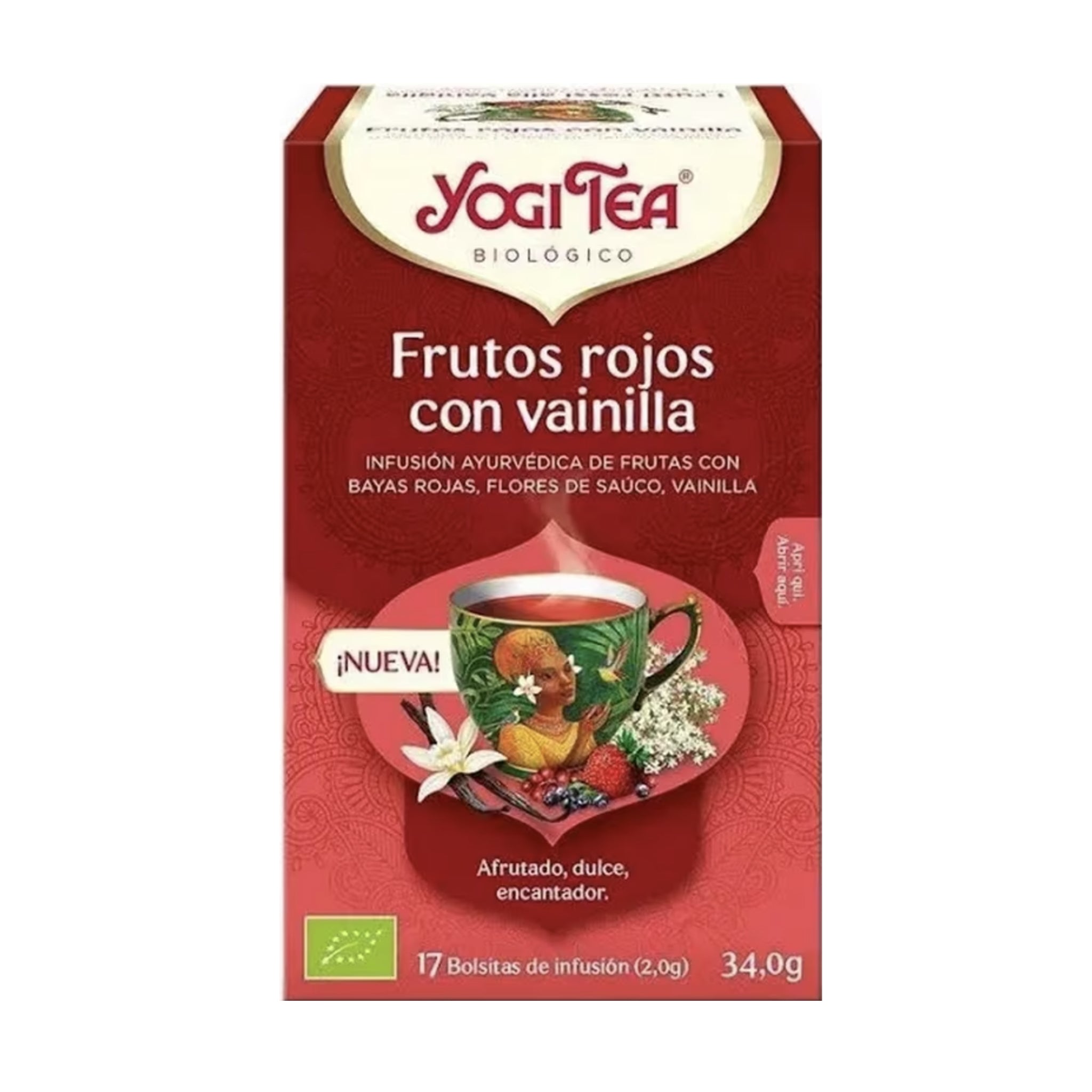 yogi tea frutos rojos con vainilla
