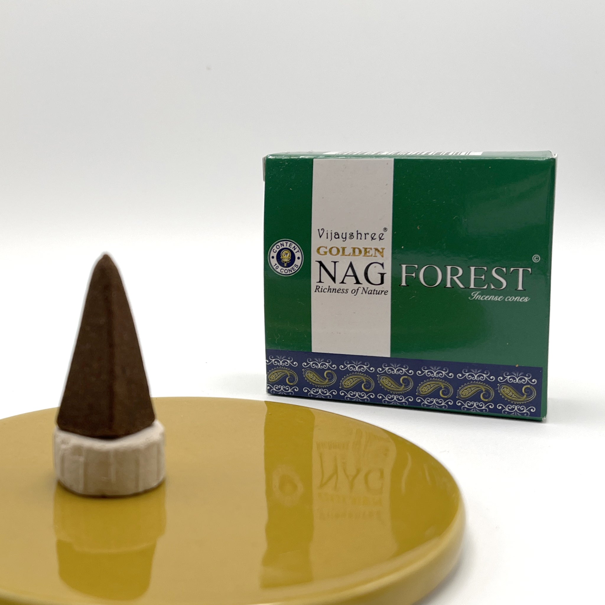 Conos de incienso Golden Nag forest
