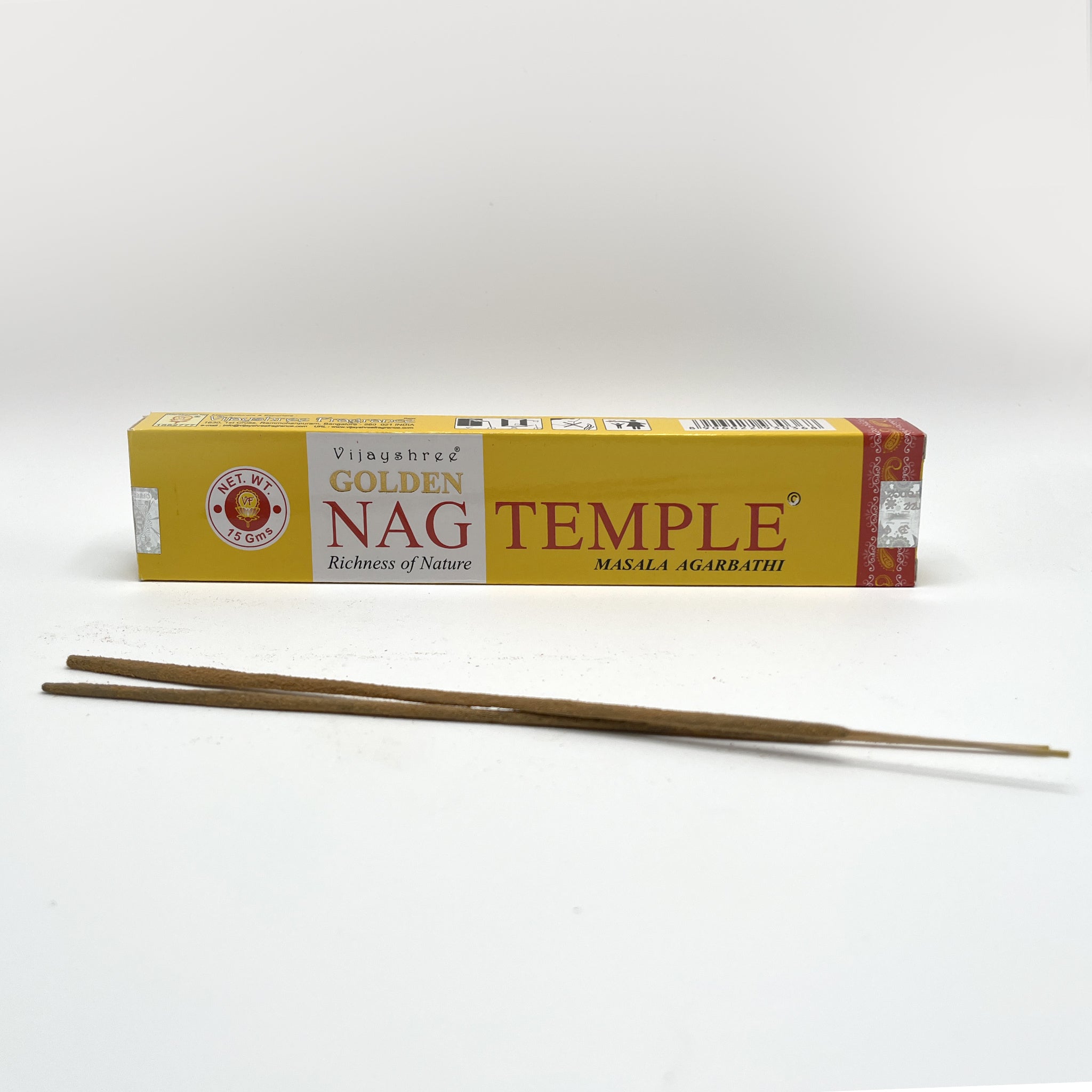 Incienso Golden Nag temple