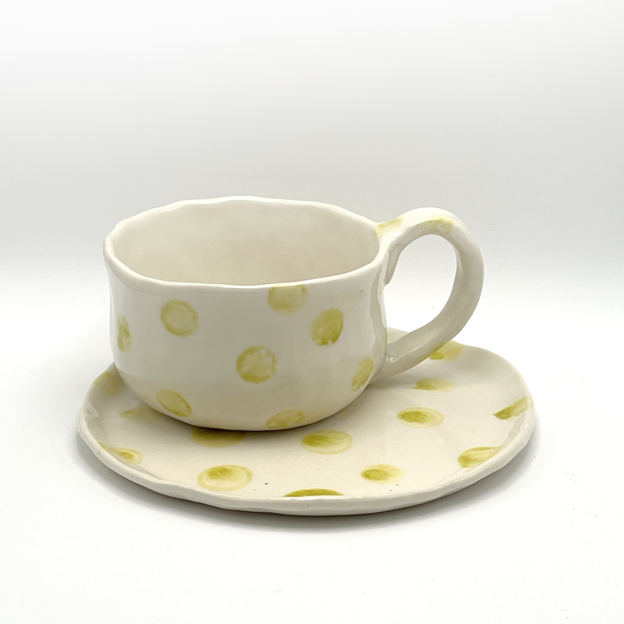 taza artesanal de cerámica