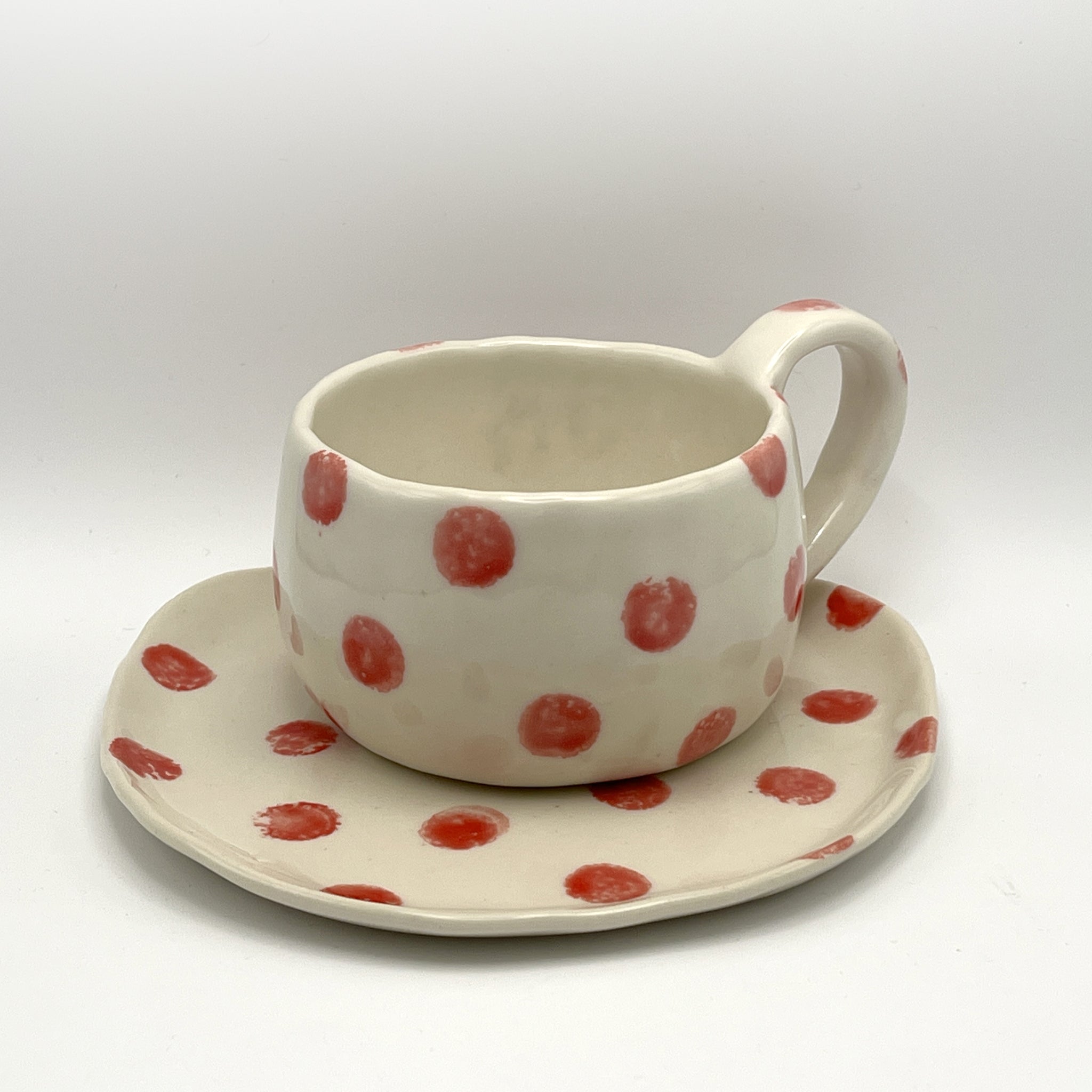 taza artesanal de cerámica