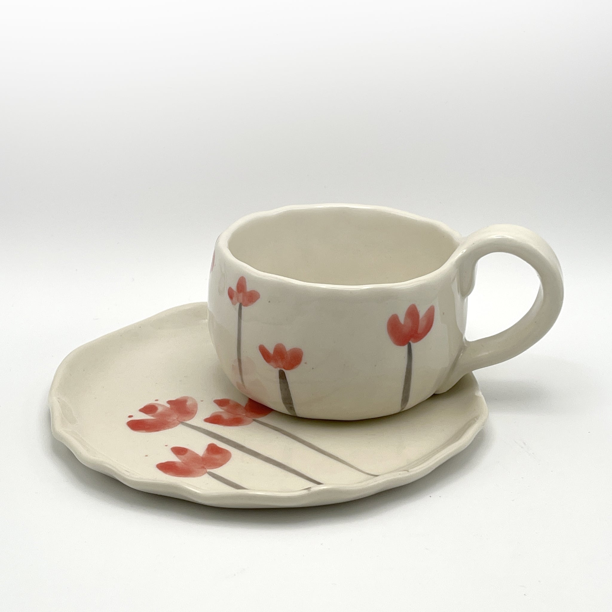 taza artesanal de cerámica