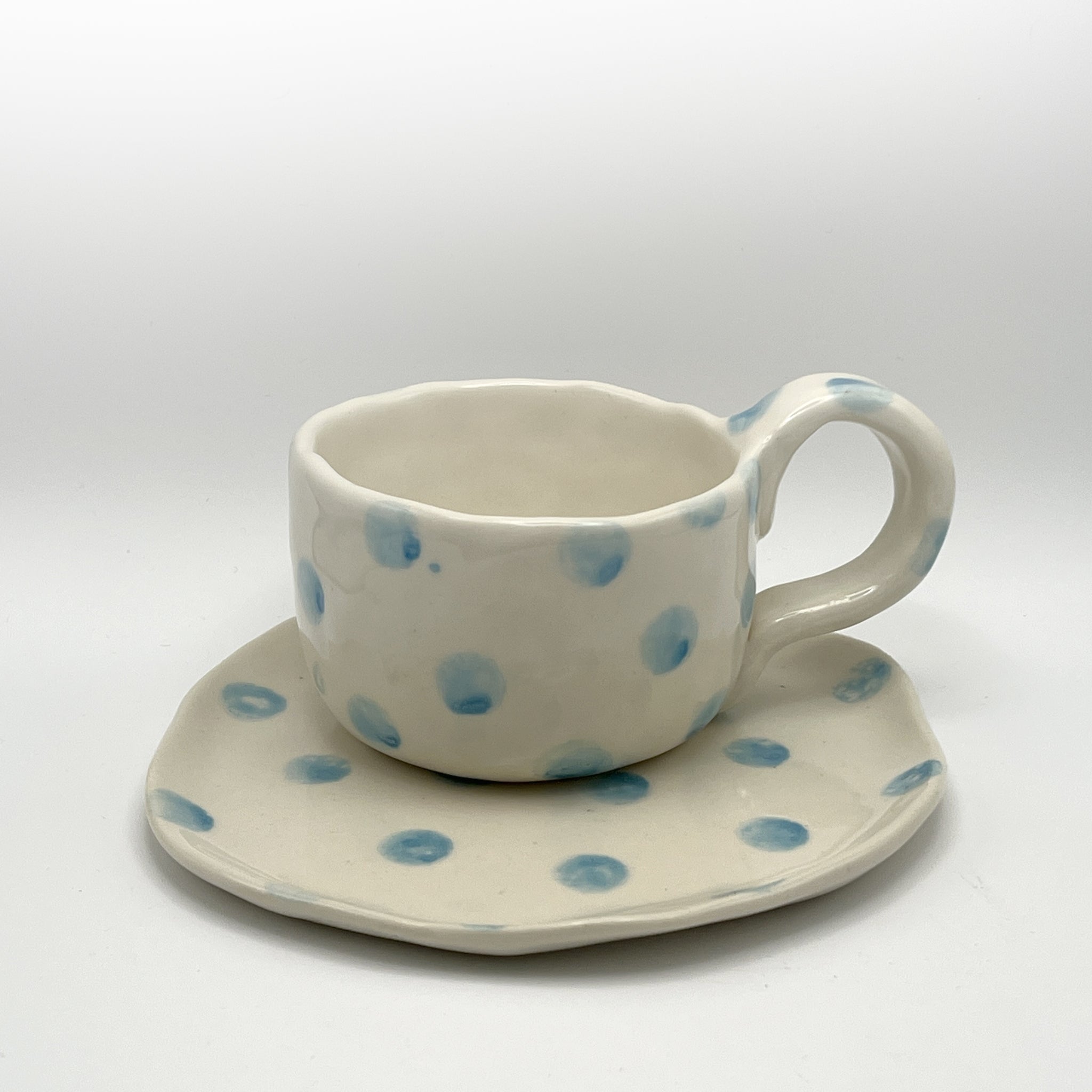 taza artesanal de cerámica