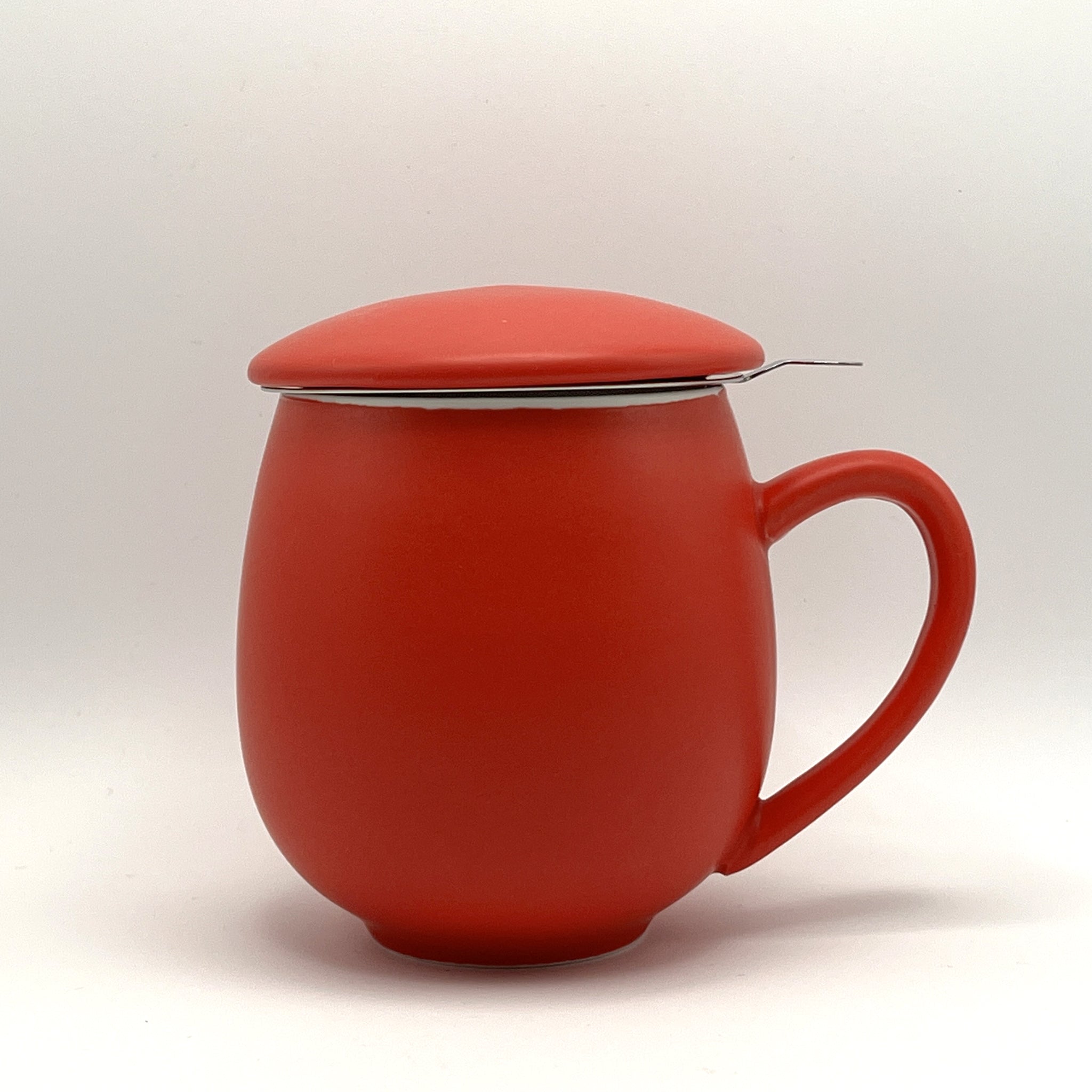 Taza  con tapa y filtro Zaara rojo