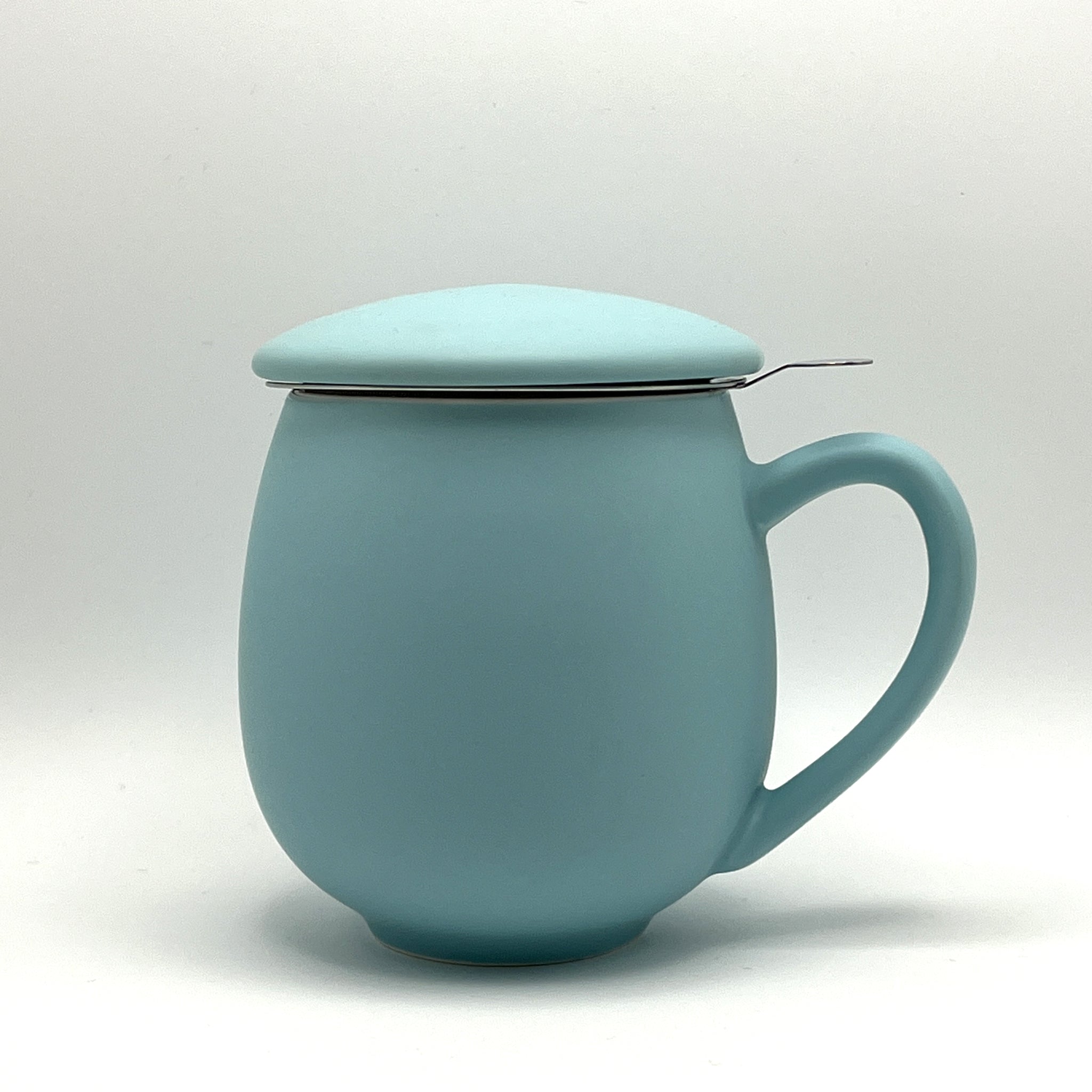 Taza  con tapa y filtro Zaara azul celeste