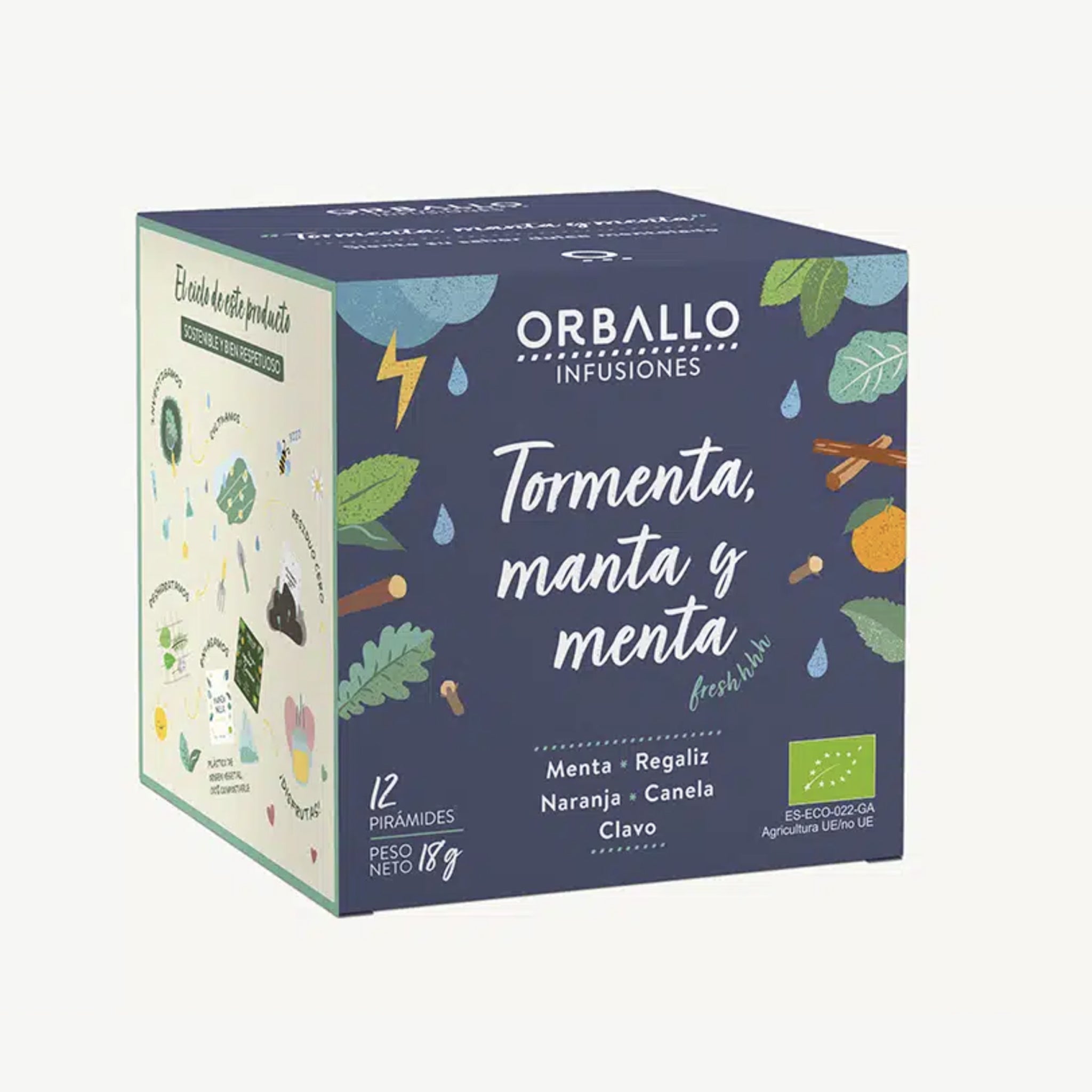 orballo infusión tormenta, manta y menta